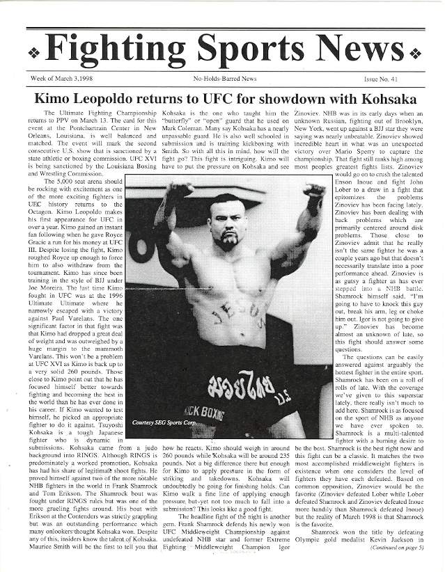 03/98 Fighting Sports News